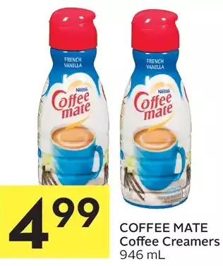 Foodland Coffee mate coffee creamers offer