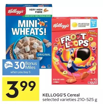 Foodland Kellogg's cereal offer