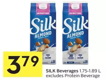 Foodland Silk beverages offer