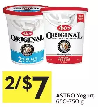 Foodland Astro yogurt offer
