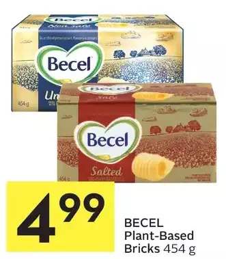Foodland Becel plant-based bricks offer