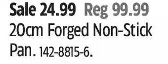 Canadian Tire Forged non-stick pan offer