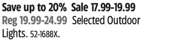 Canadian Tire Outdoor lights offer