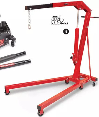 Canadian Tire Big red 1-ton shop crane offer