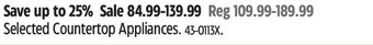 Canadian Tire Countertop appliances offer