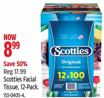 Canadian Tire Scotties facial tissue offer
