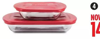 Canadian Tire Anchor hocking 4-pc bake-and-keep set with lids offer