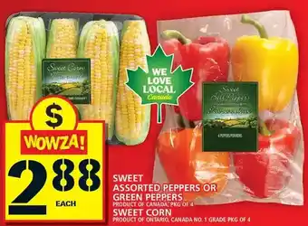 Food Basics Sweet peppers or green peppers | sweet corn offer