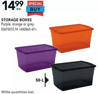 RONA Storage boxes offer