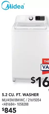 RONA Midea 5.2 cu. ft. washer offer