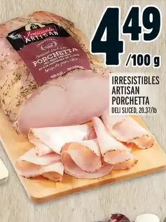 Metro Irresistibles artisan porchetta offer