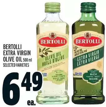 Metro Bertolli extra virgin olive oil offer