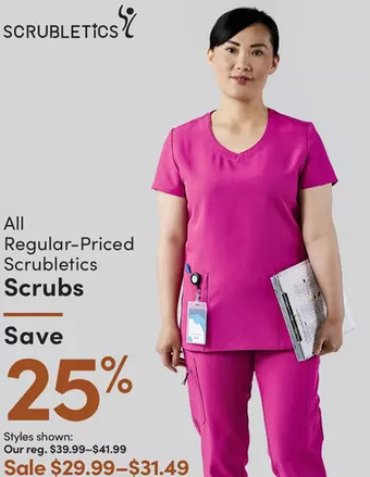 Mark's Scrubletics scrubs offer
