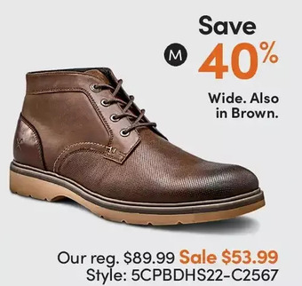 Mark's Shoes + boots offer