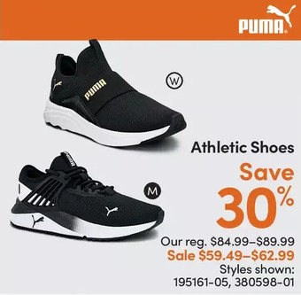 Mark's Athletic shoes offer