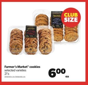 Real Canadian Superstore Farmer's market™ cookies, 21's offer