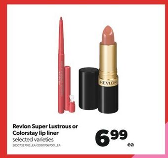 Real Canadian Superstore Revlon super lustrous or colorstay lip liner offer
