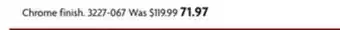 Home Hardware Adessa single handle lavatory faucet offer