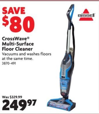 Home Hardware Crosswave® multi-surface floor cleaner offer