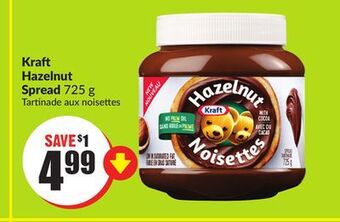 FreshCo Kraft hazelnut spread 725 g offer