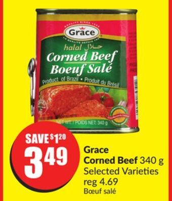 FreshCo Grace corned beef 340 g selected varieties offer