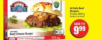 FreshCo Al safa beef burgers frozen 800 g offer