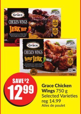 FreshCo Grace chicken wings 750 g selected varieties offer