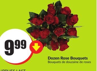 FreshCo Dozen rose bouquet offer