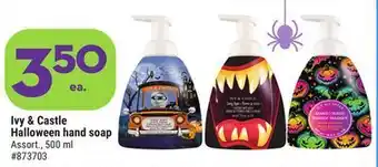 Giant Tiger Ivy & castle halloween hand soap offer