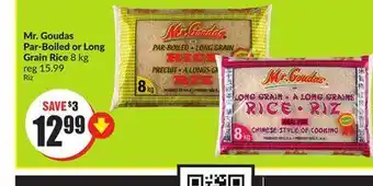Chalo FreshCo Mr. goudas par-boiled or long grain rice 8 kg offer
