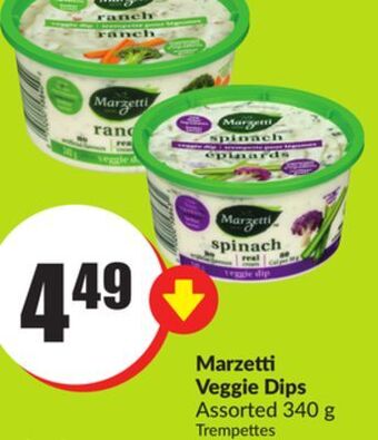 Chalo FreshCo Marzetti veggie dips assorted 340 g offer
