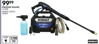 RONA Kobalt pressure washer offer