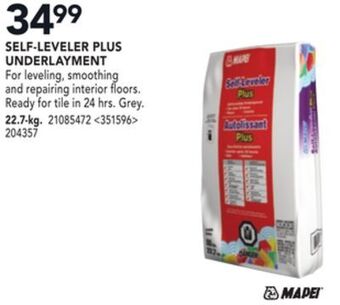 RONA Mapei self-leveler plus underlayment offer