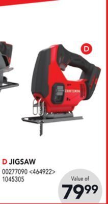 RONA Craftsman jigsaw offer
