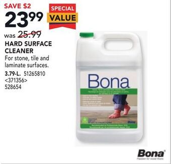 RONA Bona hard surface cleaner 3.79-l offer