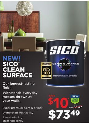 RONA Sico® clean surface offer