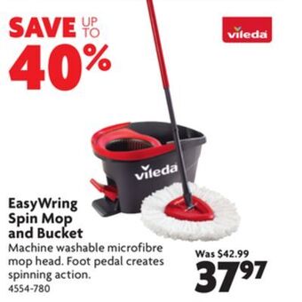 Home Hardware Easywring spin mop and bucket offer