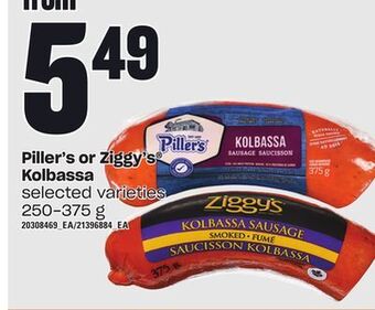 Loblaws Piller's or ziggy's® kolbassa, 250-375 g offer