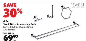Home Hardware 4 pc. york bath accessory sets offer