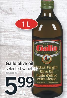 Fortinos Gallo olive oil, 1 l offer