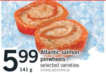 Fortinos Atlantic salmon pinwheels, 141 g offer