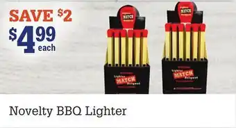 M & M Food Market Novelty bbq lighter offer