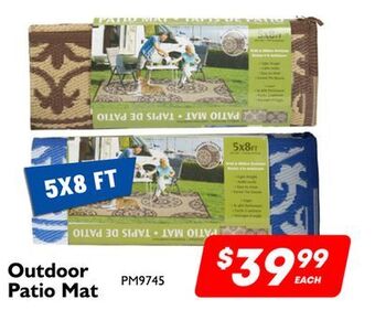 Factory Direct Debranded outdoor patio mat offer