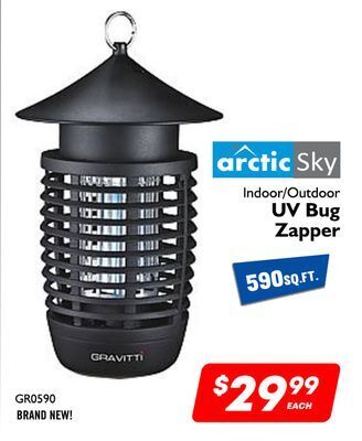 Factory Direct Arctic sky indoor/outdoor uv bug zapper offer