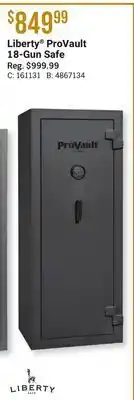 Bass Pro Liberty® provault 18-gun safe offer