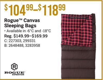 Rogue expedition outlet sleeping bag