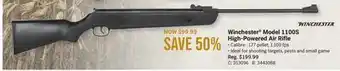 Bass Pro Winchester® model 1100s high-powered air rifle offer