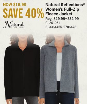Bass Pro Natural reflections women's full-zip fleece jacket offer