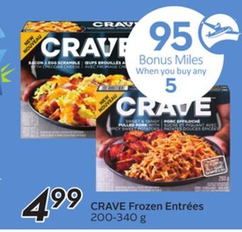 Sobeys Crave frozen entrées - 95 air miles® bonus miles offer