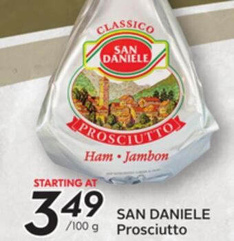 Sobeys San daniele prosciutto offer